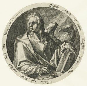 Evangelist John by Jacob de Gheyn (II) (attributed to)
