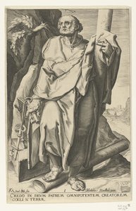 Apostle Peter (Christ, the Twelve Apostles, and Paul) by Jacob de Gheyn (II)