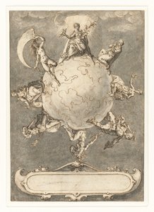 Design for the Last Print in the Series Omnium rerum vicissitudo est by Jacob de Gheyn (II)