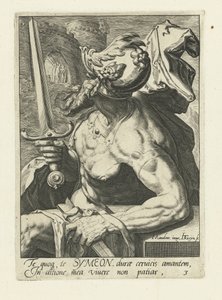 Patriarch Simeon (series title) by Jacob de Gheyn (II)
