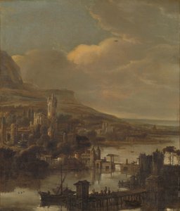 River View by Jacob de Wet (I) (attributed to)