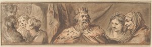 King Figure and the Youths in the Oven by Jacob de Wit