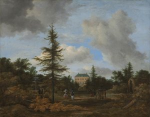 Country House in a Park, c. 1675 by Jacob van Ruisdael