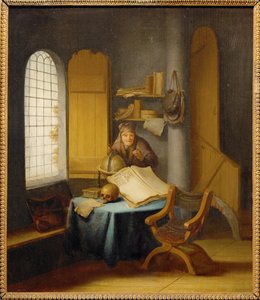 A Scholar in His Study by Jacob van Spreeuwen