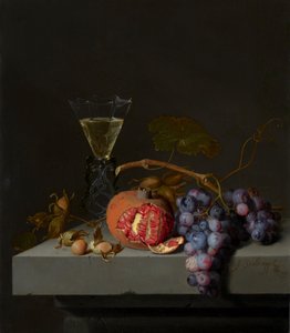 Still Life with Fruit by Jacob van Walscapelle