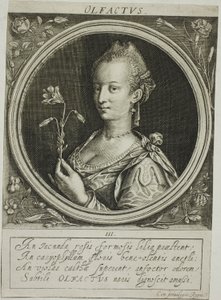 Smell, plate three from The Five Senses by Jacob van der Heyden