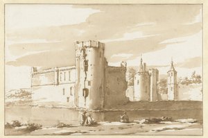 View of St. Aldegonde Castle in West-Souburg by Jacob van der Ulft (attributed to)