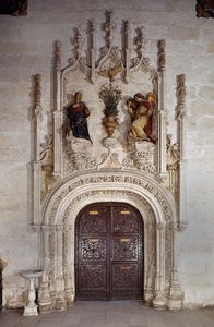 Annunciation, portal of the Sacristy by Jacobo Florentino