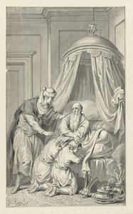 Jacob Blesses Manasseh and Ephraim by Jacobus Buys