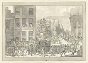 Funeral Procession of Wolter Jan Gerrit Baron Bentinck in Amsterdam, 28 August 1781