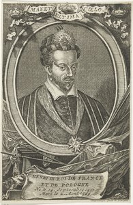Portrait of Henry III of France, King of Poland and Grand Duke of Lithuania by Jacobus Harrewijn