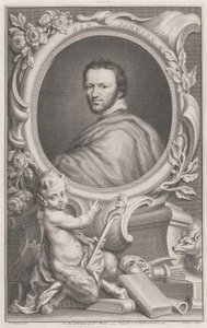 Benjamin Jonson by Jacobus Houbraken