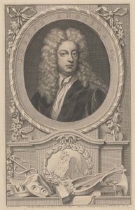 Joseph Addison Esquire by Jacobus Houbraken
