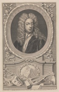 Joseph Addison Esquire by Jacobus Houbraken