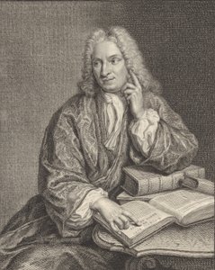 Knee Piece of Hendrik Snakenburg Sitting at a Table with Some Books