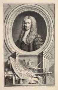 Portrait of Charles, Lord Talbot, Illustration from 