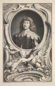 Portrait of George, Lord Digby, Earl of Bristol, illustration from 