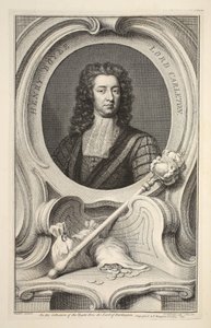 Portrait of Henry Boyle, Lord Carleton, illustration from 