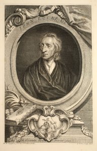 Portrait of John Locke, illustration from 