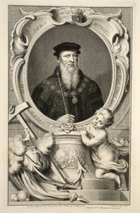 Portrait of John Russell, illustration from 