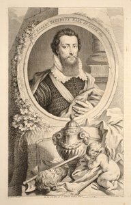 Portrait of Robert Devereux, Earl of Essex, 1601 by Jacobus Houbraken