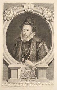 Portrait of Thomas Sackville, Earl of Dorset, Baron of Buckhurst, illustration from 