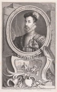 Robert Dudley, Earl of Leicester by Jacobus Houbraken