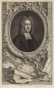 Samuel Clarke, English philosopher and clergyman (engraving)