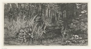 Forest Brook by Jacobus Ludovicus Cornet