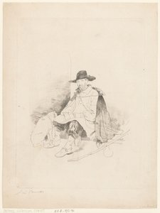 Resting Traveler by Jacobus Ludovicus Cornet
