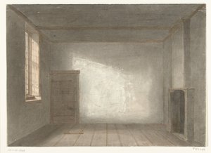 The Room of Cornelis de Witt in Prison, The Gevangenpoort, The Hague, 1844