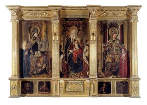 The Altarpiece of Saint Ildefonso and St. Augustine of Hippo