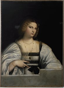 Portrait of a lady, Allegory of Virginity by Jacopo (c.1480 1528) Palma