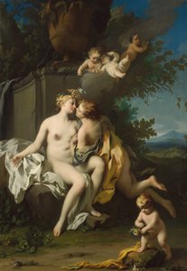 Flora and Zephyr by Jacopo Amigoni