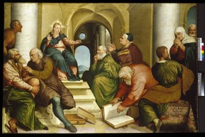 Christ among the Doctors, 16th century by Jacopo Bassano