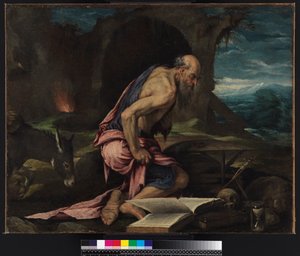 St Jerome in the wilderness, 1562