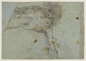 Study of a crucified Christ, verso, 16th century by Jacopo Bassano