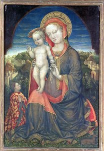 The Madonna of Humility Adored by Leonello d