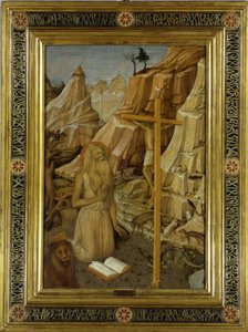 The Penitent Saint Jerome in the Desert by Jacopo Bellini