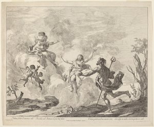 Alpheus and Arethusa by Jacopo Guarana