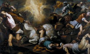 The Conversion of Saint Paul on the Road to Damascus by Jacopo Il Giovane Palma