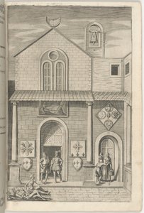 Façade of the Minor Church (plate E) by Jacopo Ligozzi