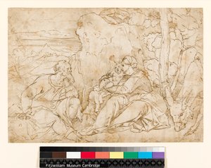 The Rest on the Flight into Egypt by Jacopo Palma