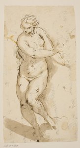 Walking Female Nude by Jacopo Palma