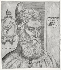 Portrait of Pasquale Cicogna, Doge of Venice by Jacopo Palma il Giovane