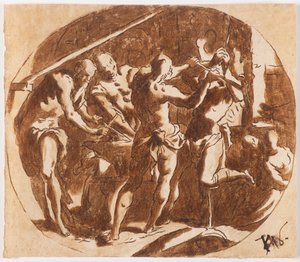 Hephaestus at the Forge by Jacopo Palma il Giovane the Younger