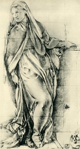 Sketch of the Virgin Mary for an Annunciation, mid-16th Century, 1943 by Jacopo Pontormo