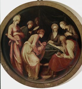 The Birth of St John The Baptist by Jacopo Pontormo