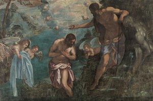 Baptism of Christ by Jacopo Robusti Tintoretto