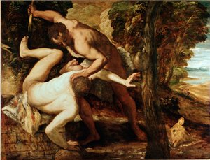 Cain killing Abel